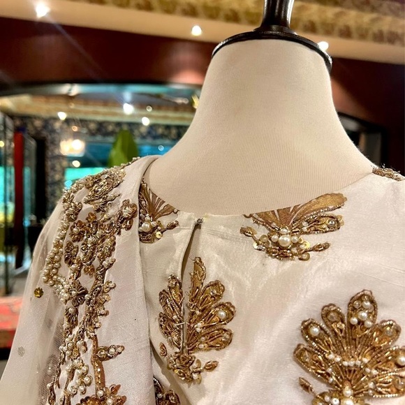 ALI XEESHAN WHITE BRIDAL LENGHA BRAND NEW - Picture 4 of 4